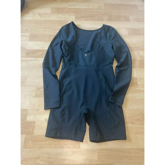 NWT Old Navy Power soft Bodysuit Open Back Long Sleeve Size M Tall - Picture 7 of 11